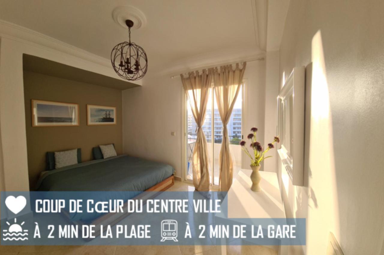Superbe Appartement à 2 Min de la gare de Tanger et à 5 min de la plage Malabata Esterno foto